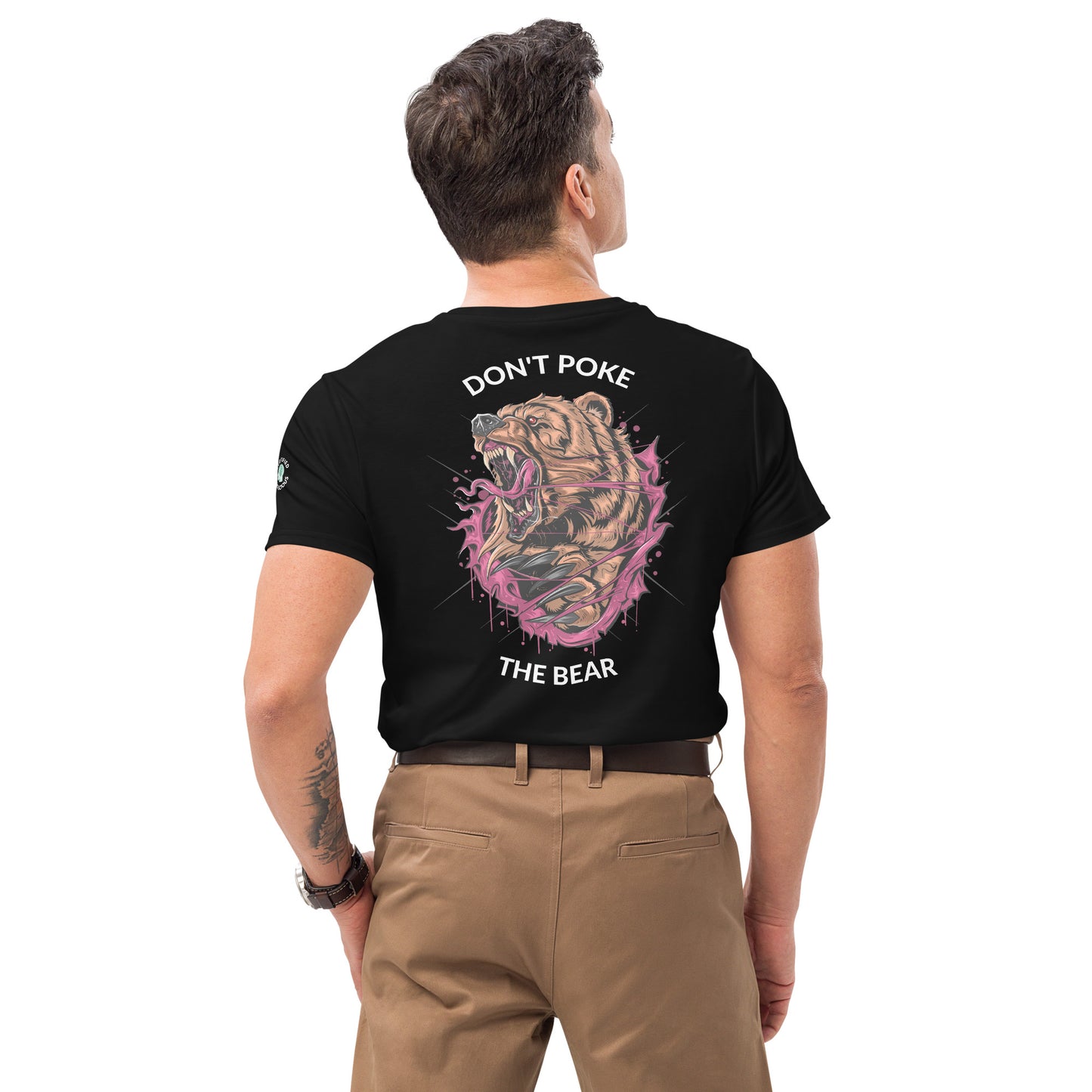 Men's Premium Cotton t-shirt (Don't Poke The Bear)