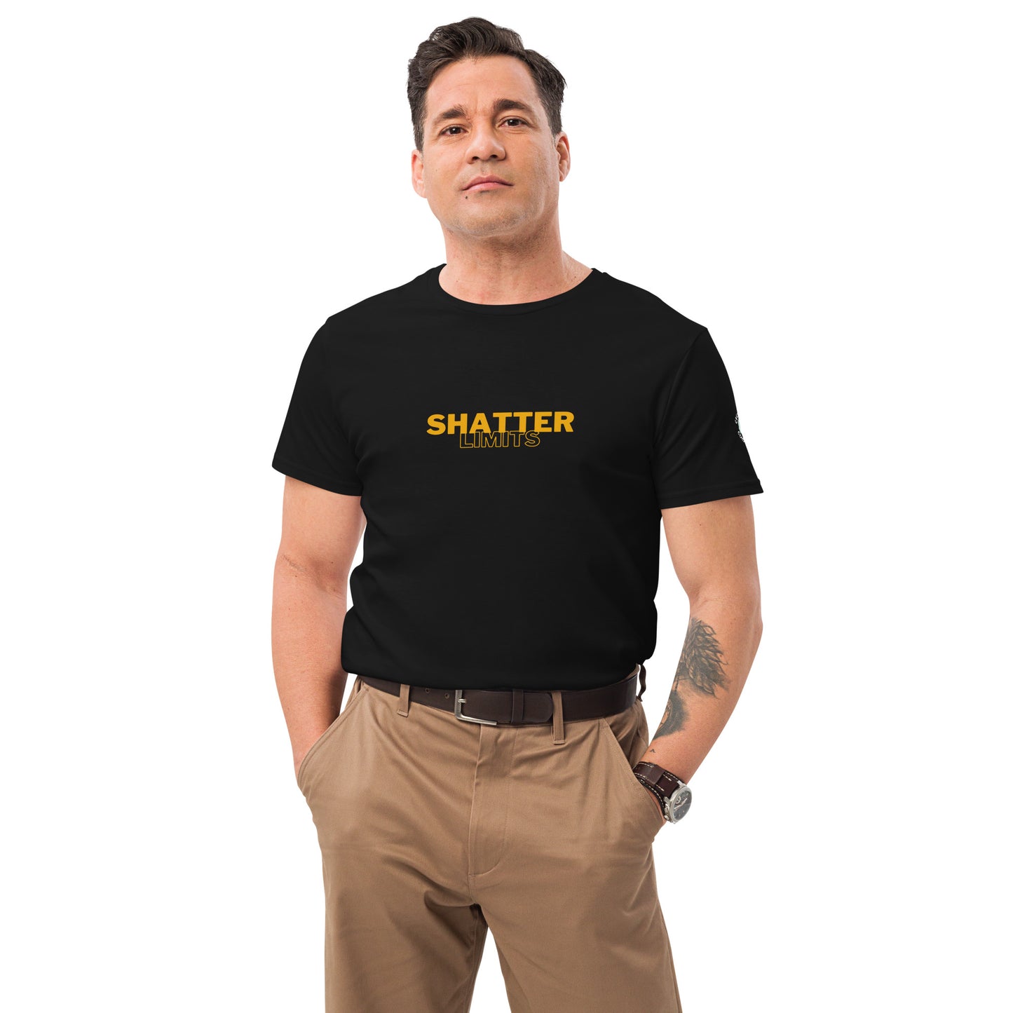 Men's Premium 100% Cotton T-shirt (Shatter-Limits)