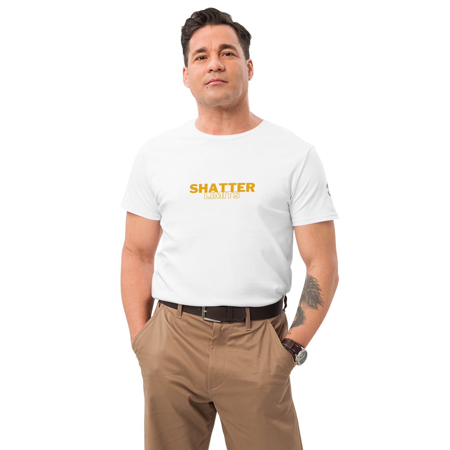 Men's Premium 100% Cotton T-shirt (Shatter-Limits)