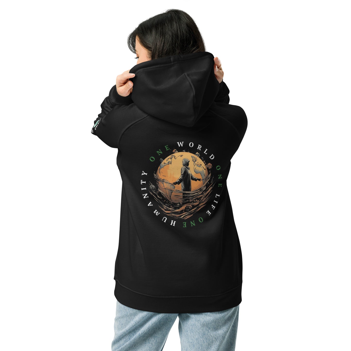 Unisex Eco Raglan Hoodie (One World Series)