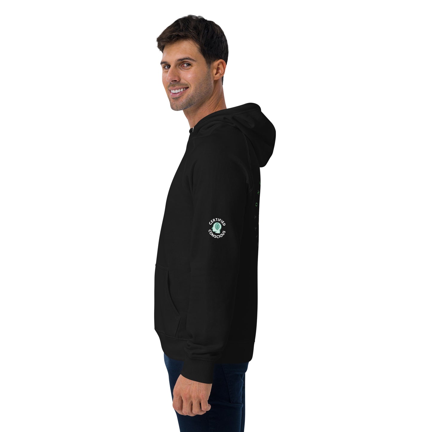 Unisex eco raglan hoodie