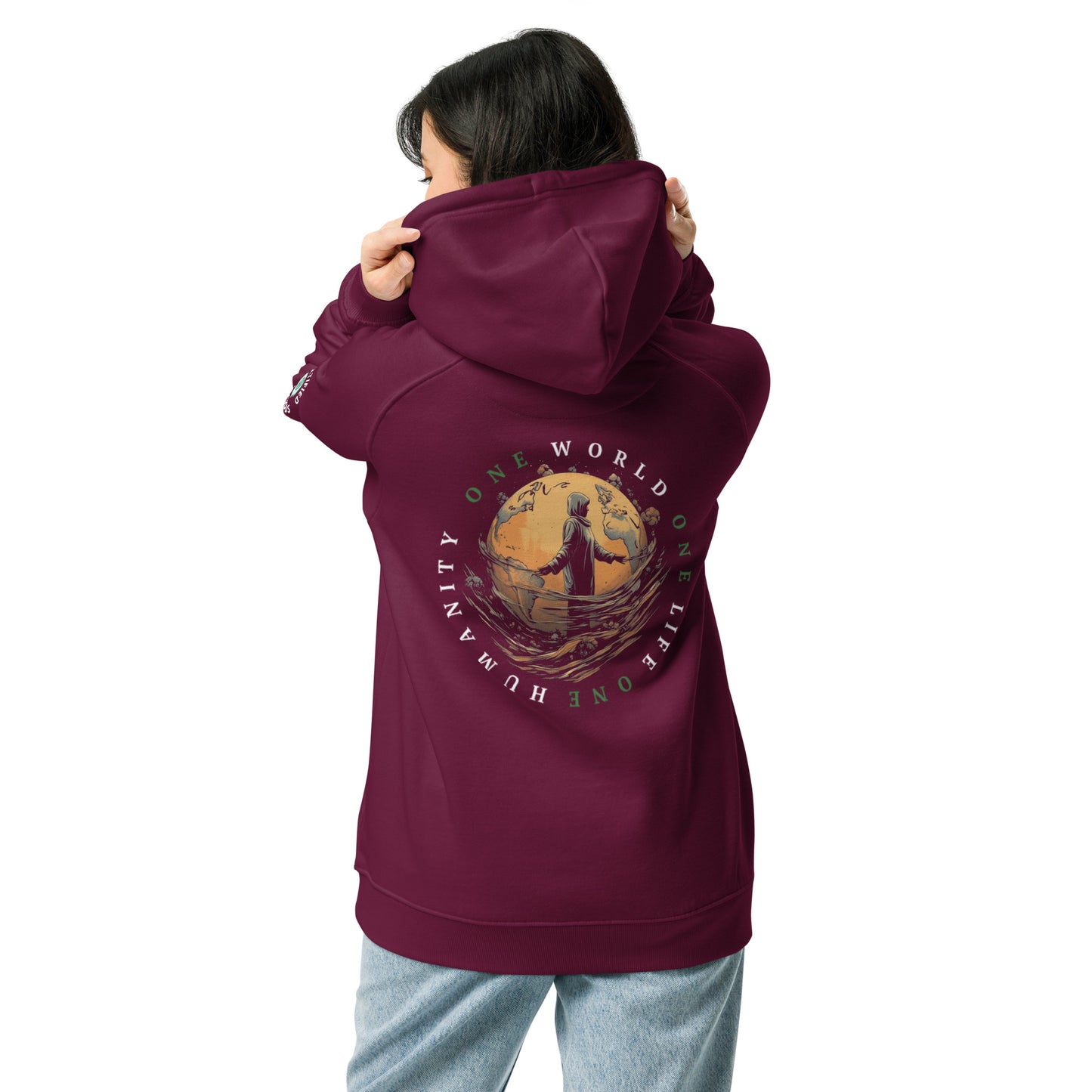 Unisex Eco Raglan Hoodie (One World Series)