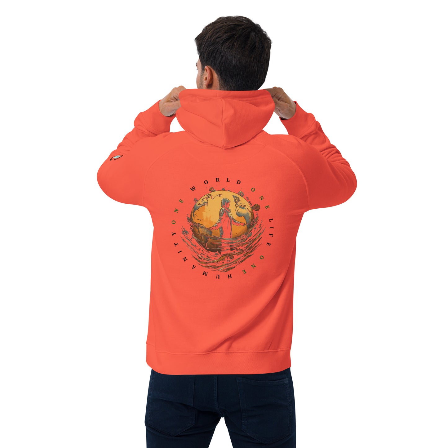 Unisex Eco Raglan Hoodie(One World Series)