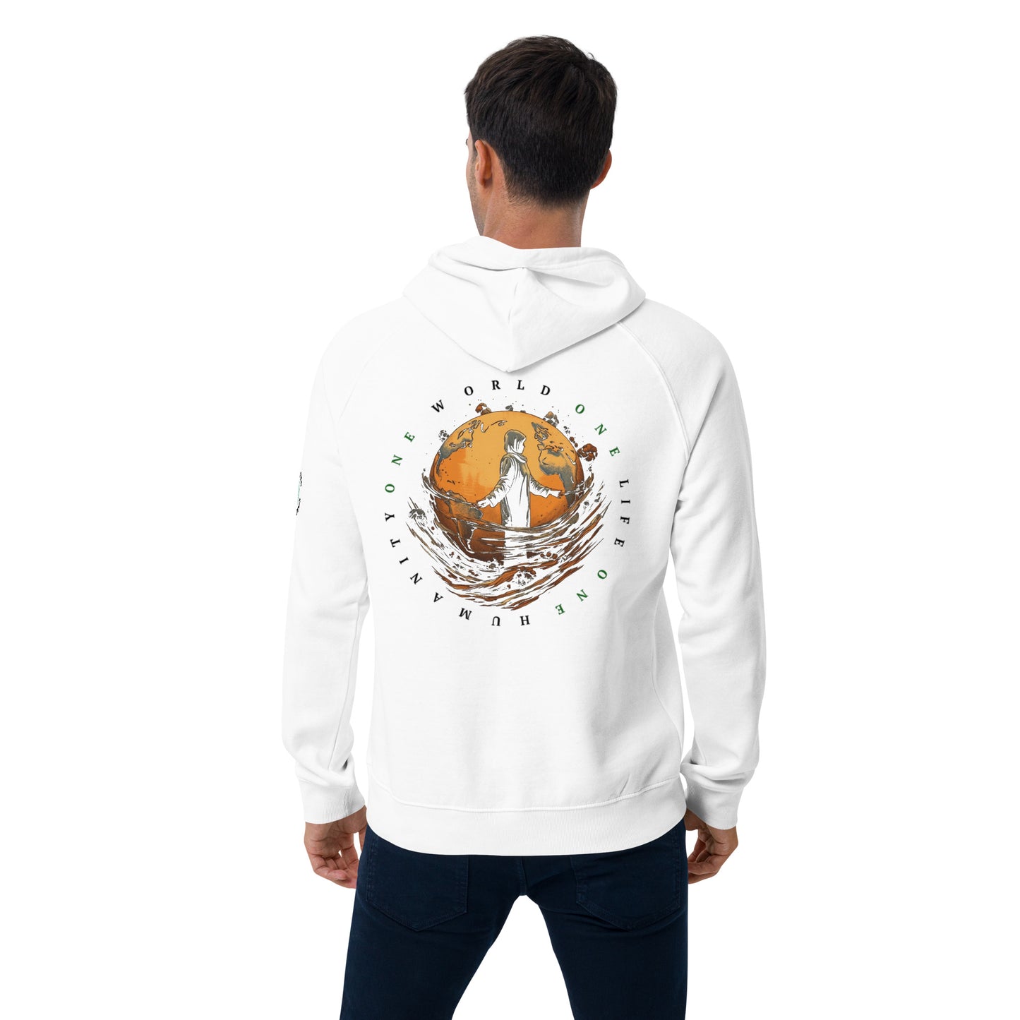 Unisex Eco Raglan Hoodie(One World Series)