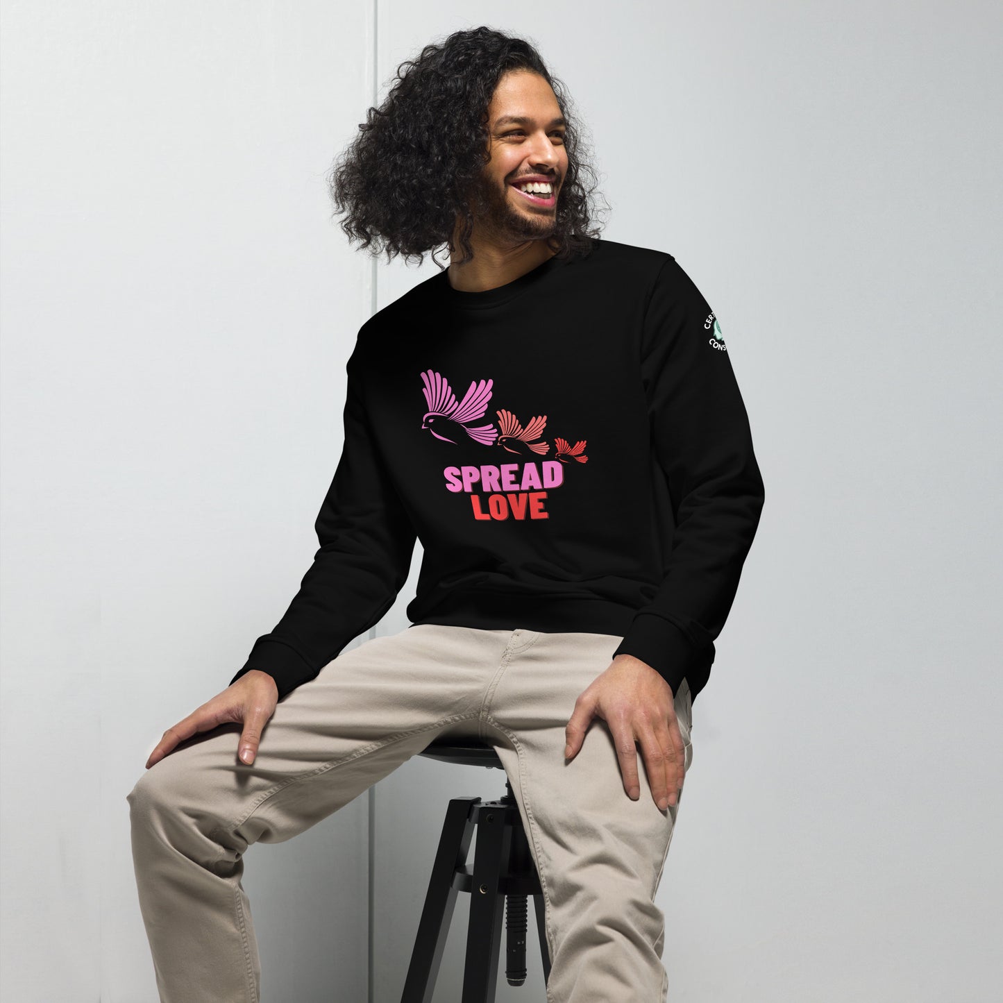 Unisex Organic Sweatshirt (Spread The Love)