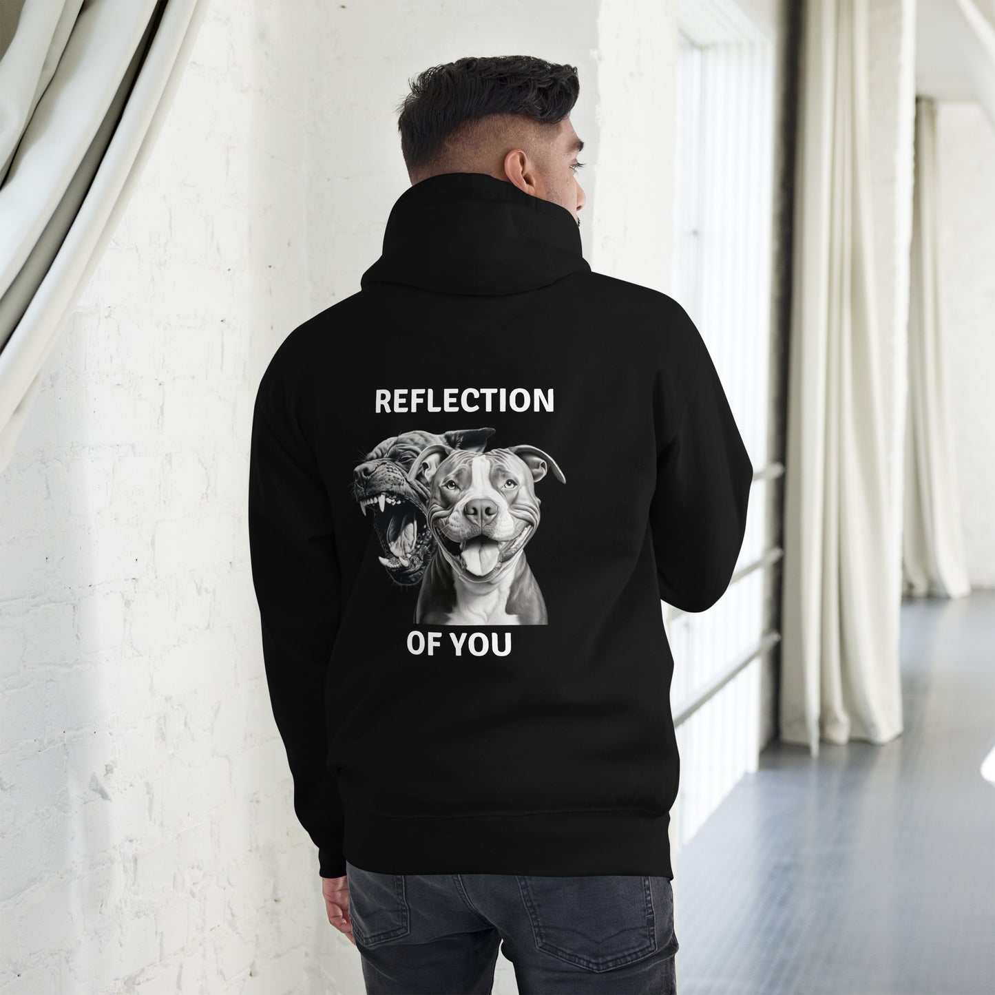 Refection of you XL-Bully Unisex Hoodie